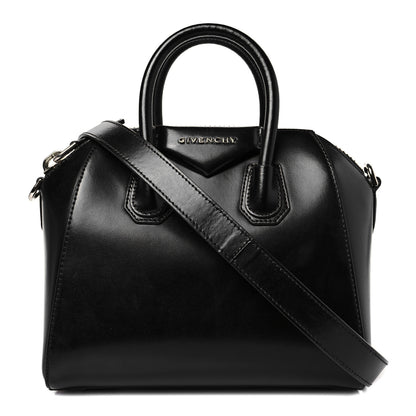 Givenchy Shiny Lord Calfskin Mini Antigona Black 1 of 8