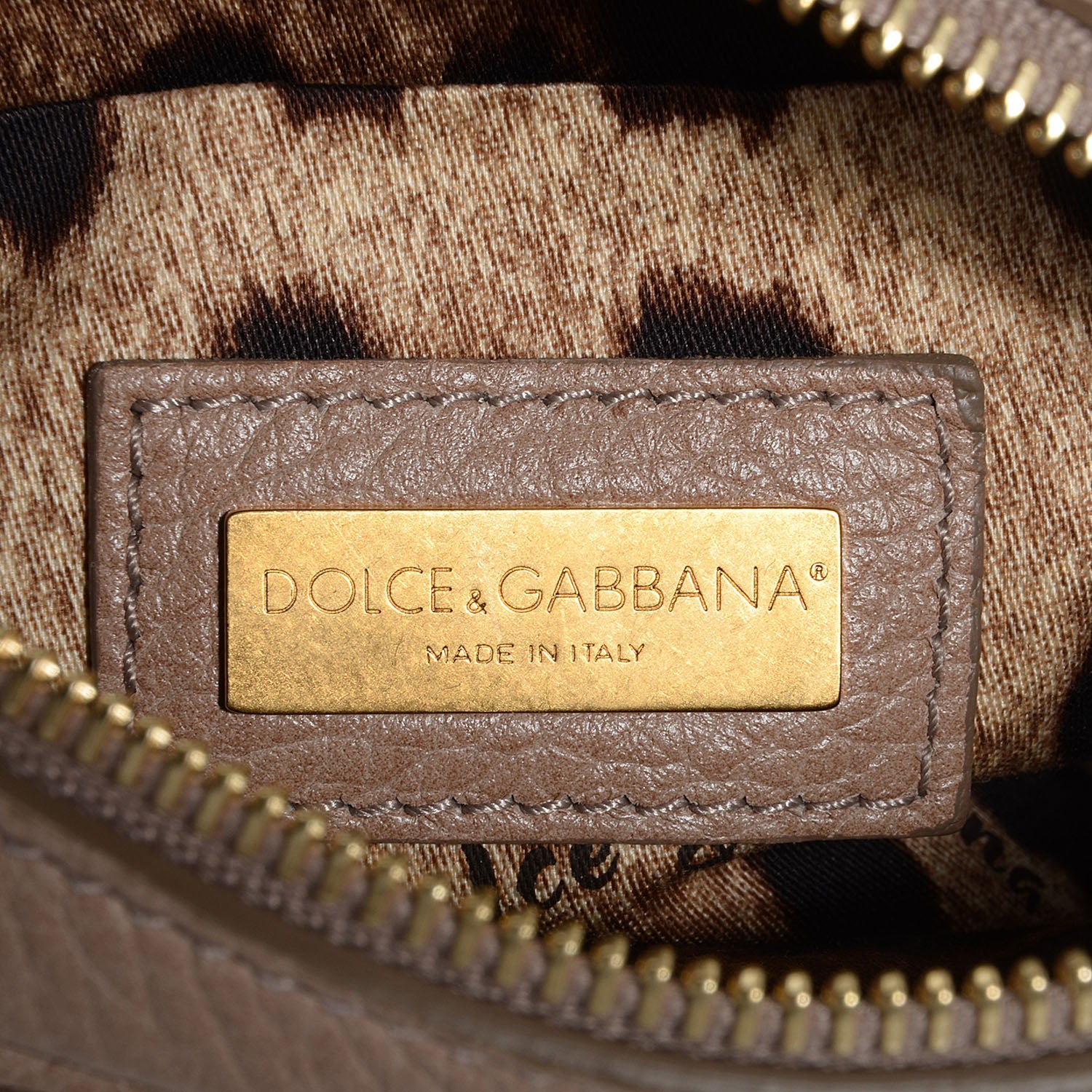 Dolce & Gabbana Deerskin Cervo Crossbody Charm Bag Beige 6 of 8