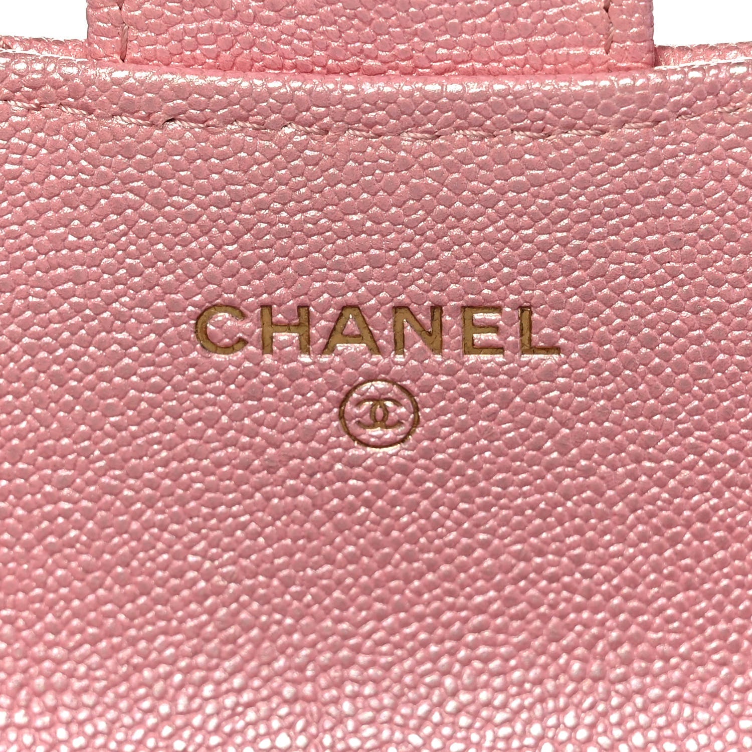 Chanel Iridescent Caviar Quilted Flap Card Holder Rose Pink 8 of 11
