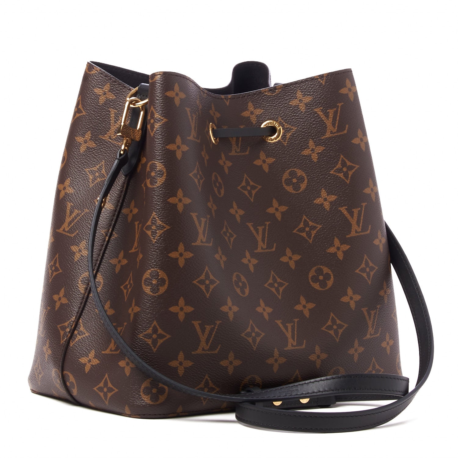 Louis Vuitton Monogram Neonoe MM Black 3 of 9