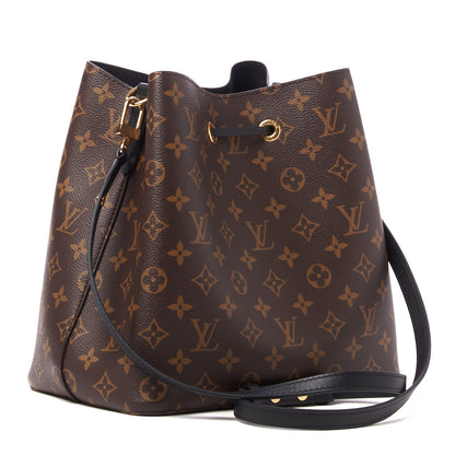 Louis Vuitton Monogram Neonoe MM Black 3 of 9