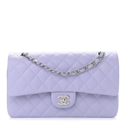 Chanel Caviar Quilted Medium Double Flap Light Purple 1 of 12
