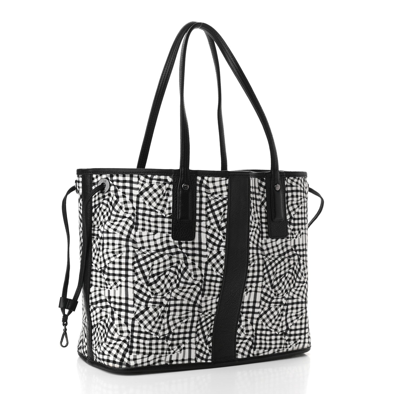 MCM Visetos Medium Liz Reversible Shopper Tote Black 5 of 14