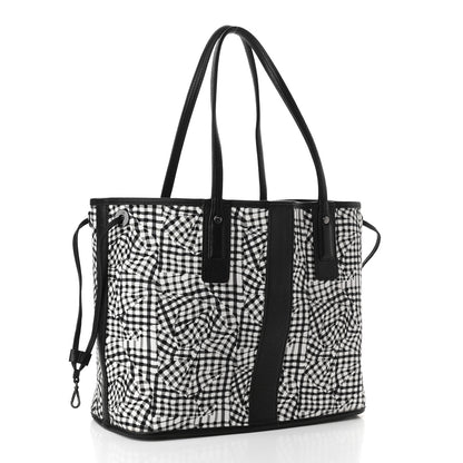 MCM Visetos Medium Liz Reversible Shopper Tote Black 5 of 14