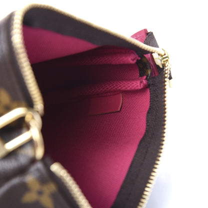 Louis Vuitton Monogram 2020 Christmas Animation Roller Coaster Mini Pochette Accessories Pivoine 6 of 7