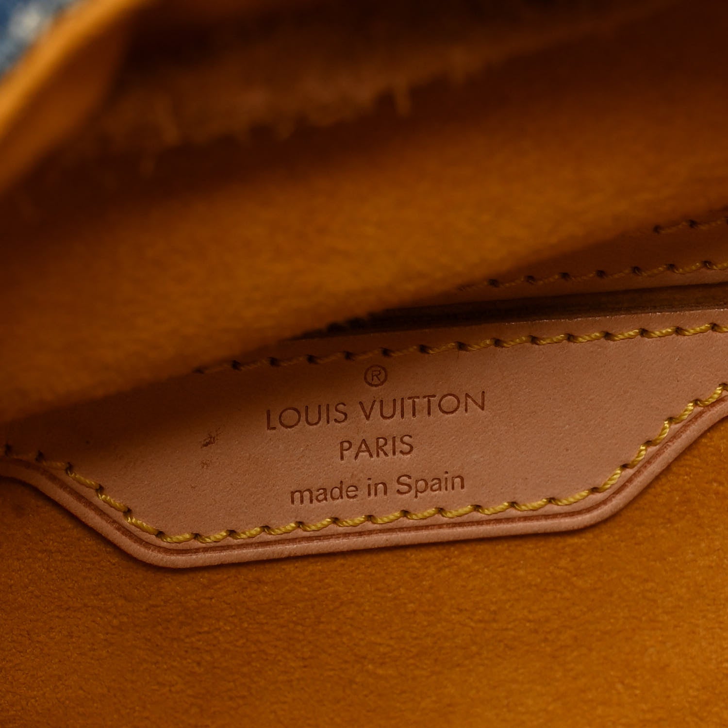 Louis Vuitton Denim Sac a Dos Backpack GM Blue 6 of 11