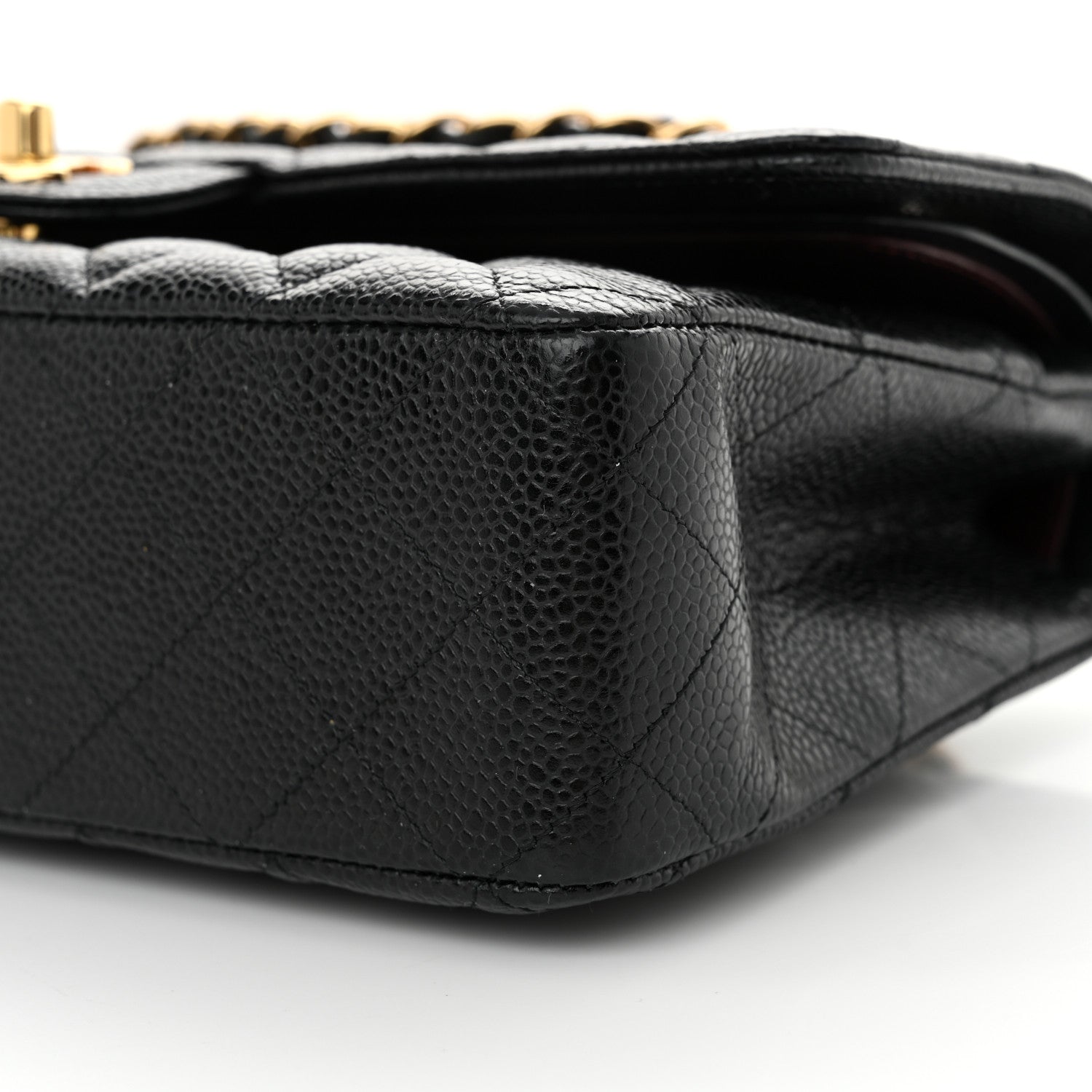 Chanel Caviar Quilted Medium Double Flap Black 10 of 11
