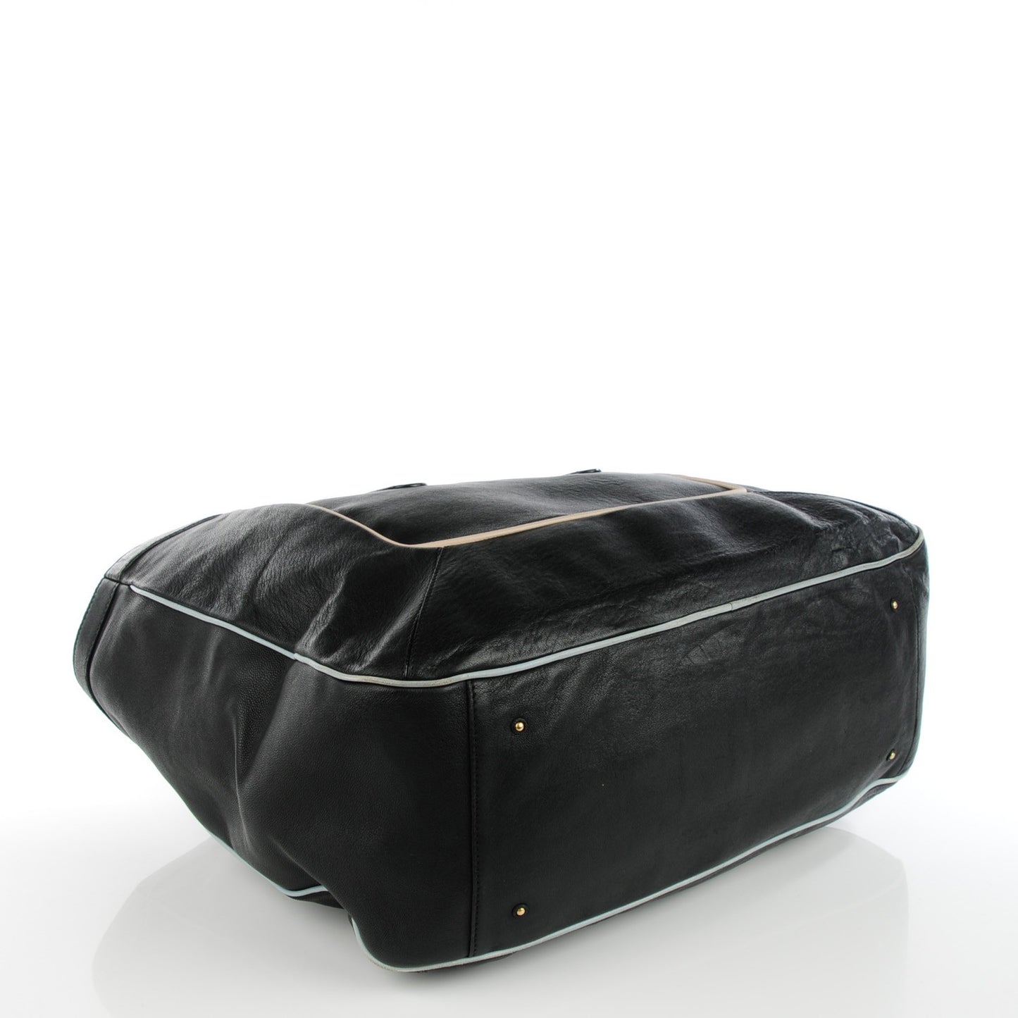 Calfskin T Tote Black