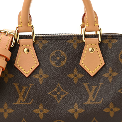 Louis Vuitton Monogram Nano Speedy Bandouliere 8 of 10