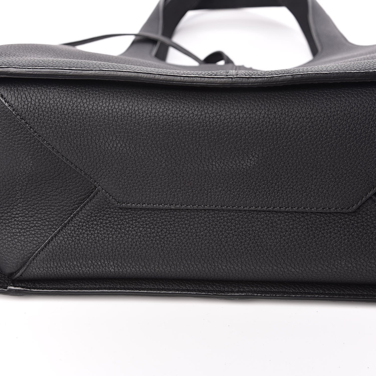 Celine Baby Grained Calfskin Small Tri-Fold Bag Black 9 of 10