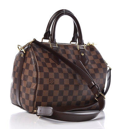 Louis Vuitton Damier Ebene Speedy Bandouliere 25 3 of 9