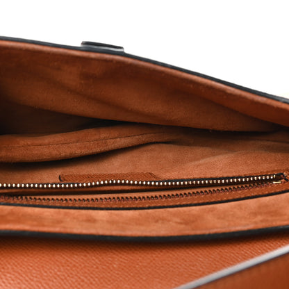 Christian Dior Grained Calfskin Saddle Bag Camello 5 of 11
