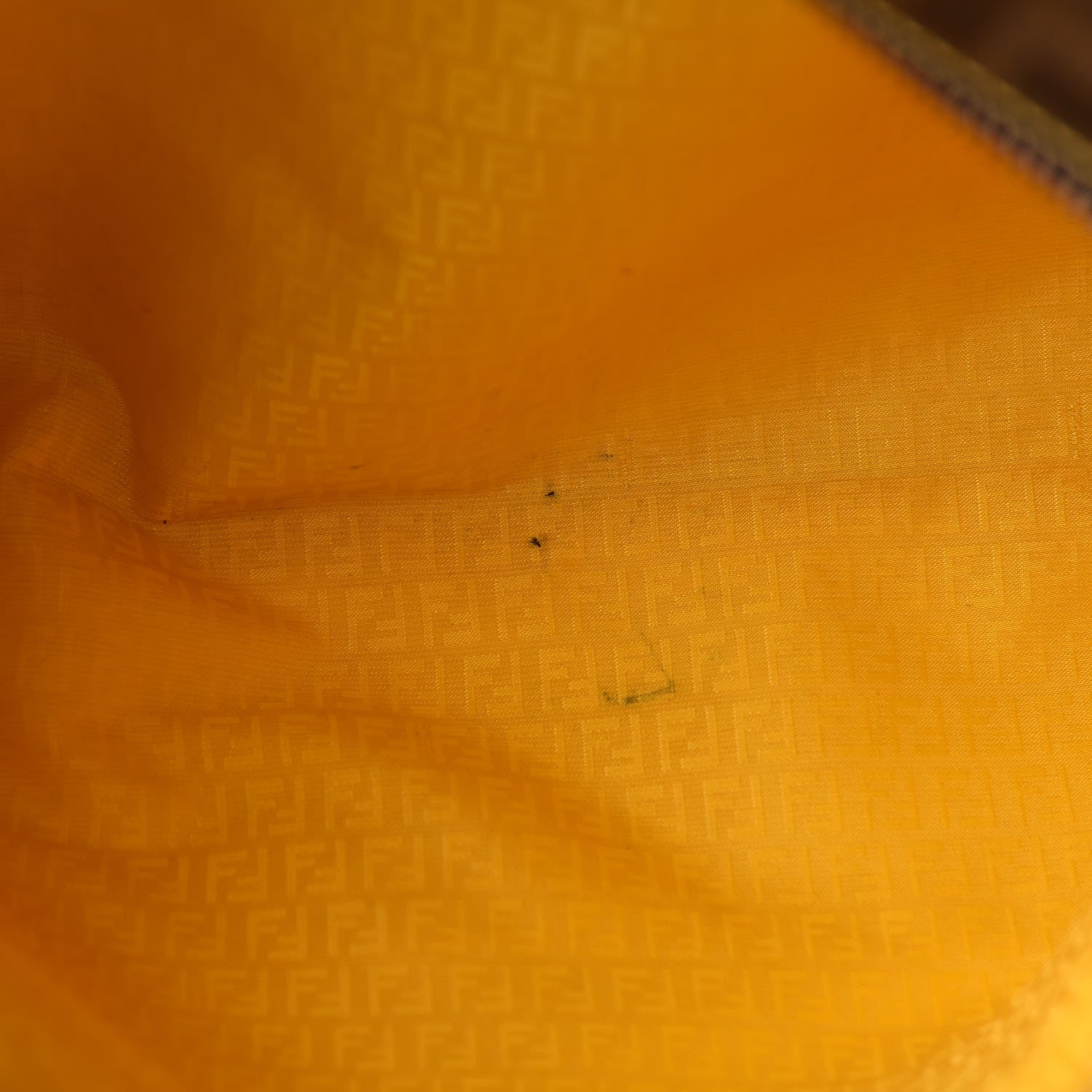 Fendi Zucca Spalmati Medium Roll Tote Tobacco Giallo 8 of 25