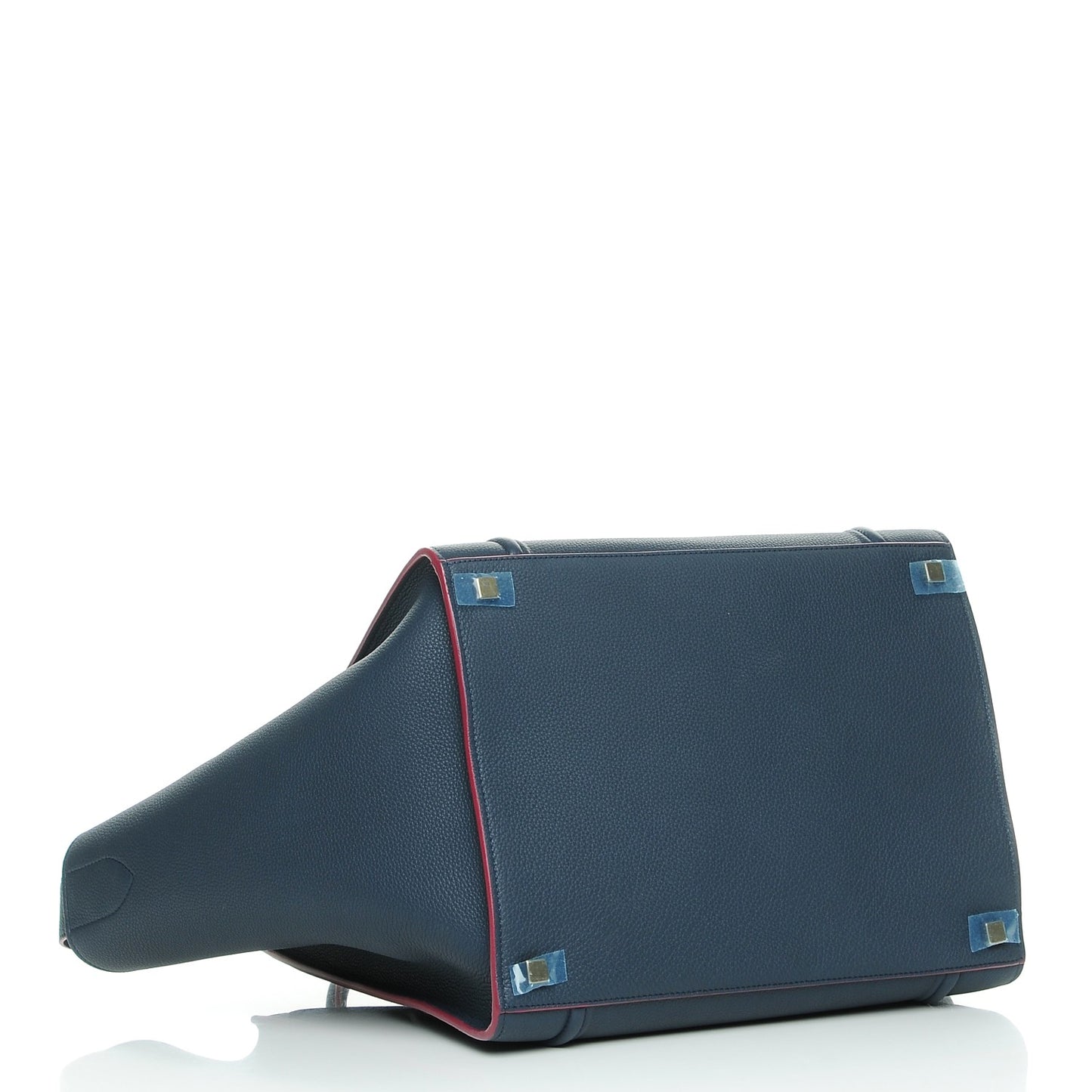 Baby Grained Calfskin Medium Phantom Luggage Steel Blue