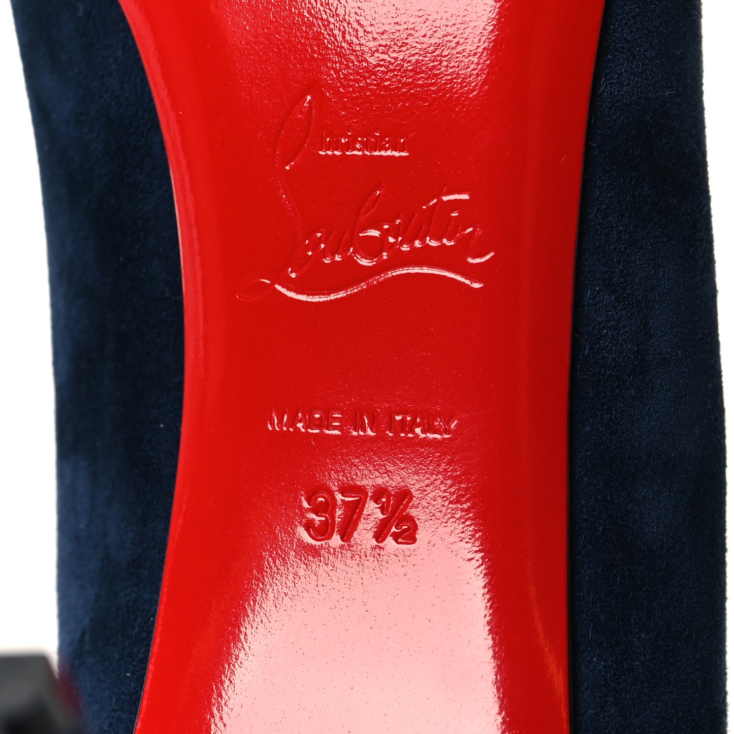 Veau Velours Pigalle Follies 85 Pumps 37.5 Navy
