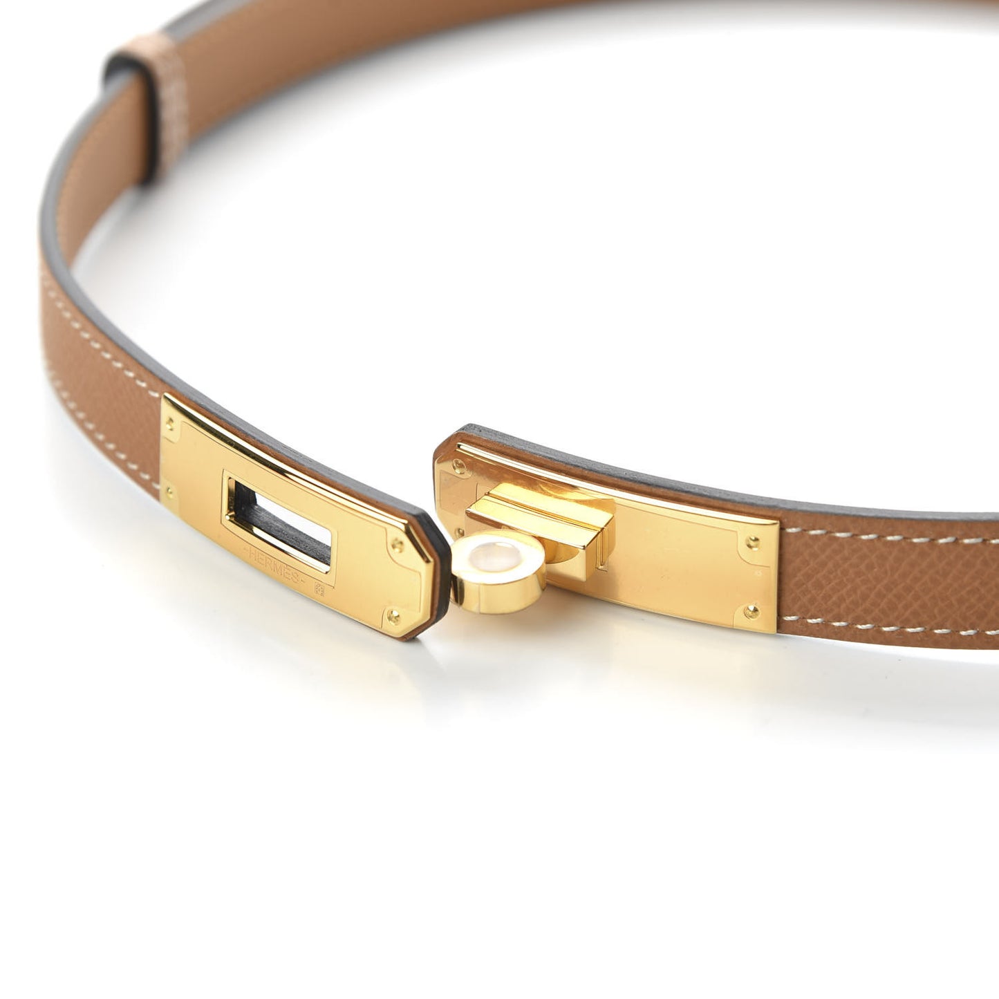 Epsom Kelly Belt Gold