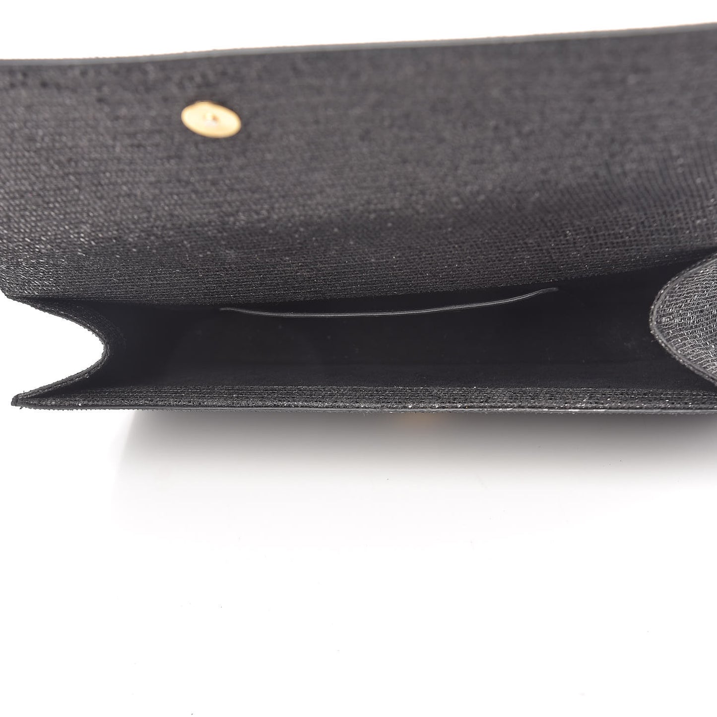 Glitter Classic Monogram Cassandre Clutch Black