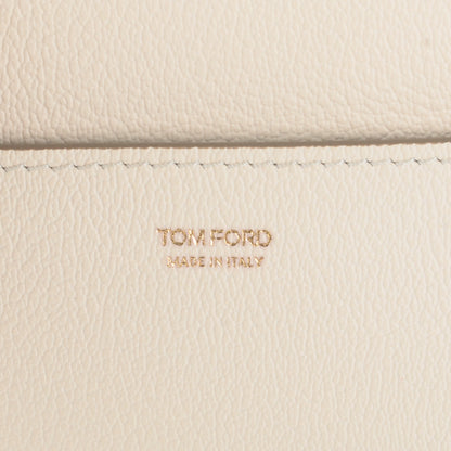 Tom Ford Grained Calfskin Medium Jennifer Crossbody Ivory 6 of 6