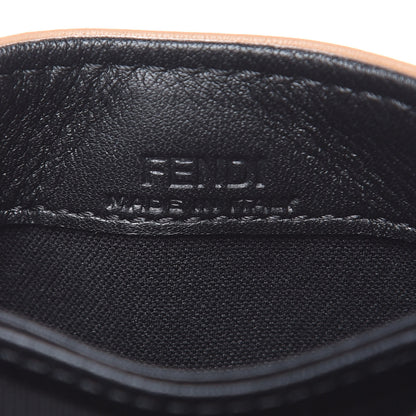 Fendi Vitello Dolce Bi-Color Gusseted Card Holder Cuoio 6 of 7