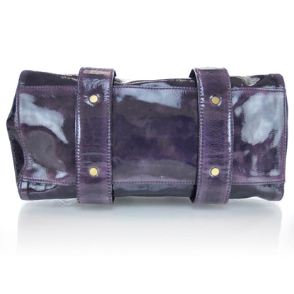 Jimmy Choo Liquid Patent Suede Malena Purple 5 of 10