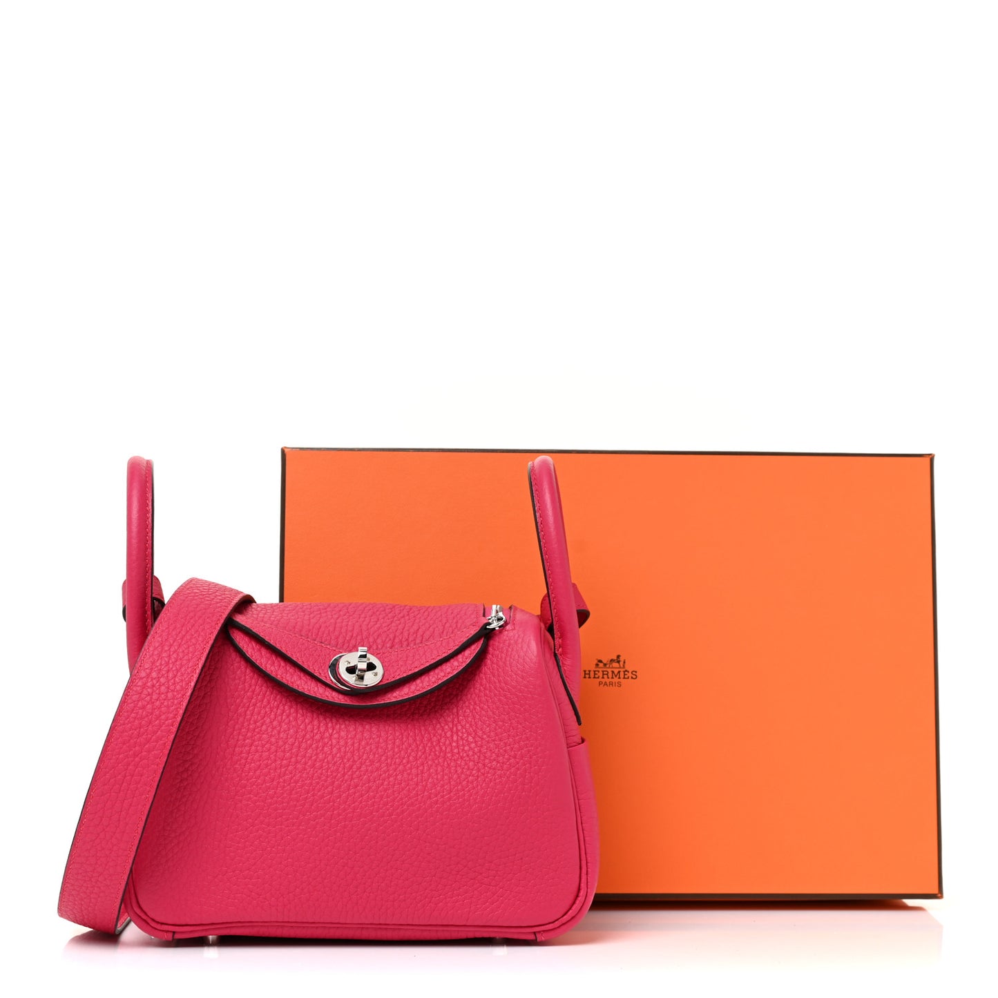 Taurillon Clemence Mini Lindy 20 Framboise