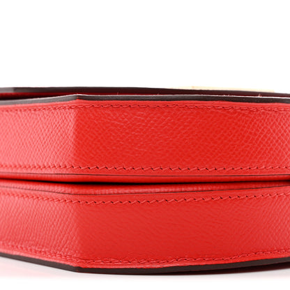 Hermes Epsom Mosaique Au 24-17 Rouge De Coeur 10 of 13