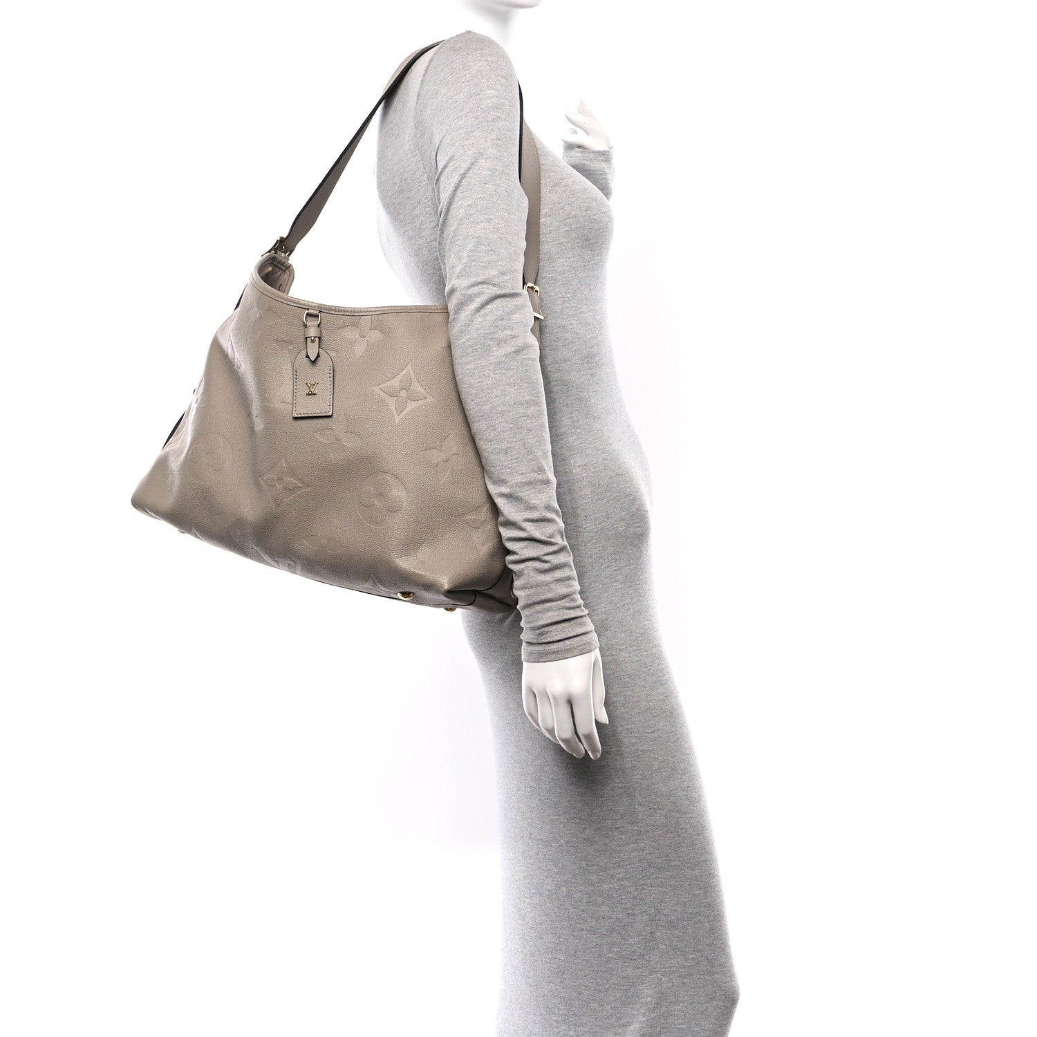 Louis Vuitton Empreinte Monogram Giant Carryall MM Tourterelle 2 of 10