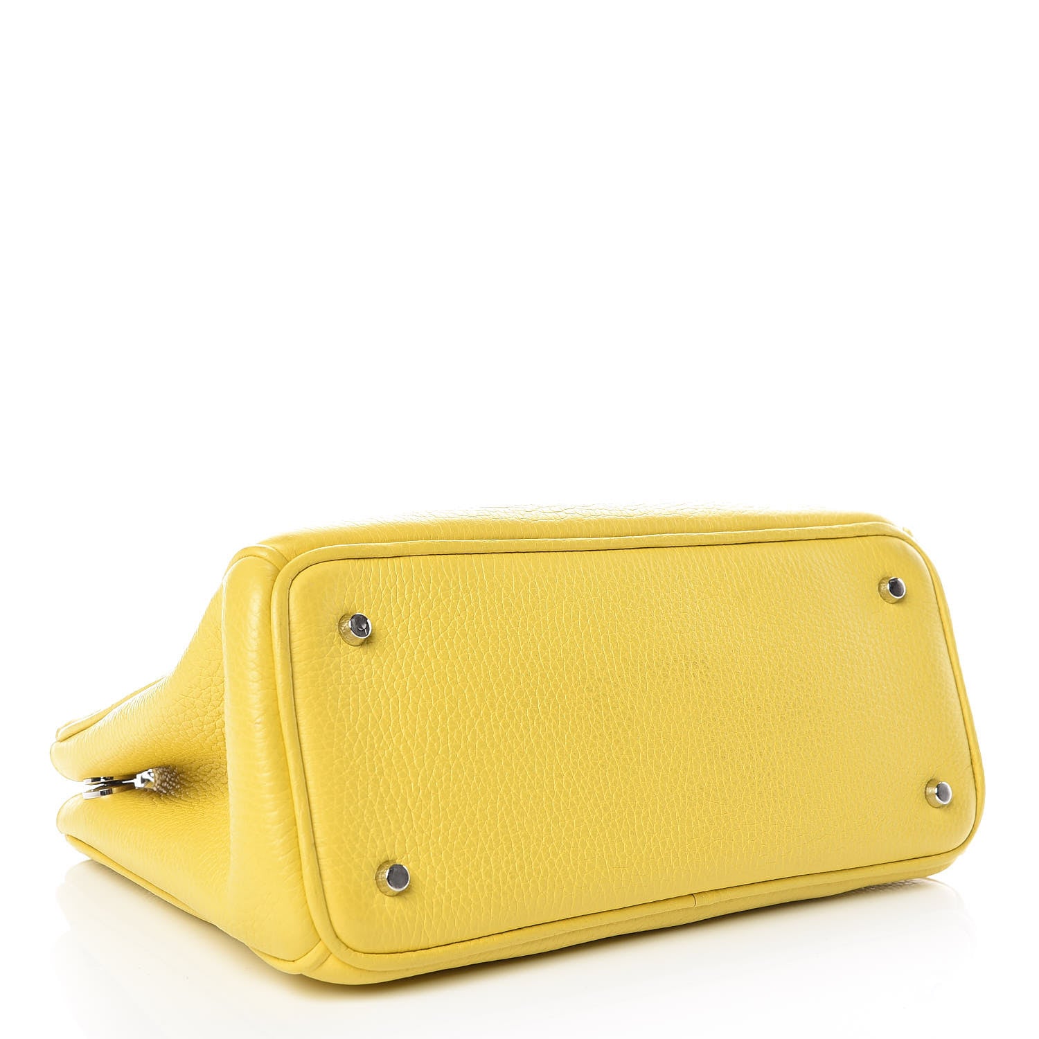 Christian Dior Bullcalf Mini Diorissimo Tote Vert Acide 4 of 9