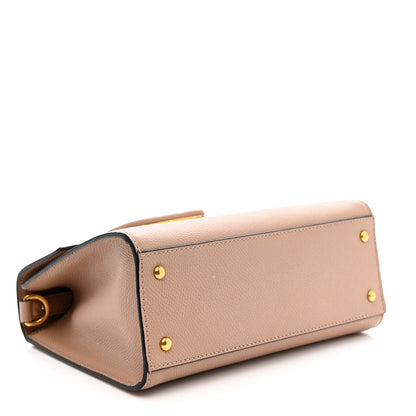 Valentino Garavani Grainy Calfskin Small VSling Top Handle Bag Poudre 4 of 9