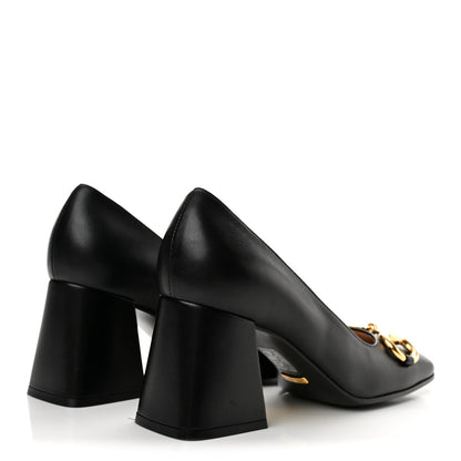 Gucci Malaga Kid Horsebit 75mm Pumps 37 Black 5 of 10