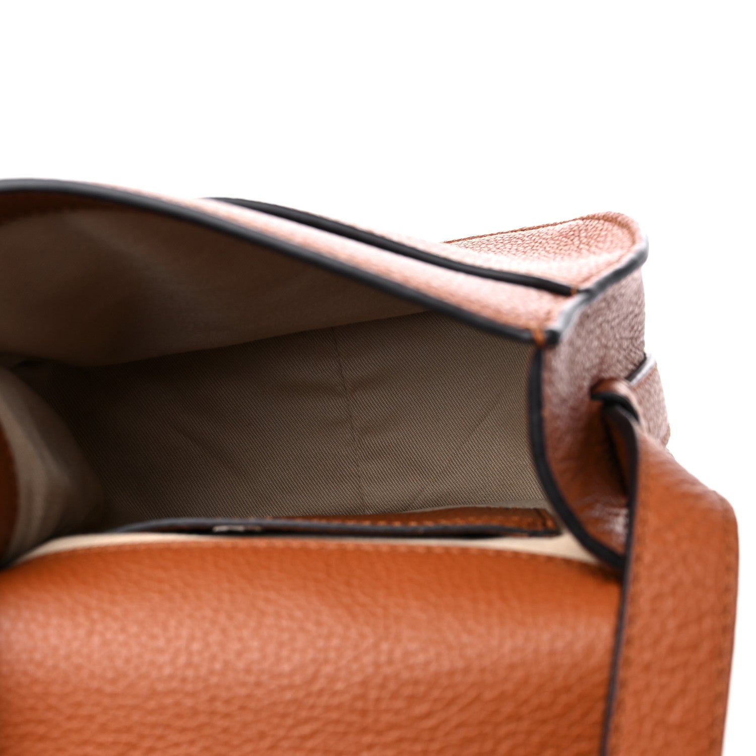 Chloe Calfskin Mini Marcie Round Crossbody Bag Tan 5 of 10