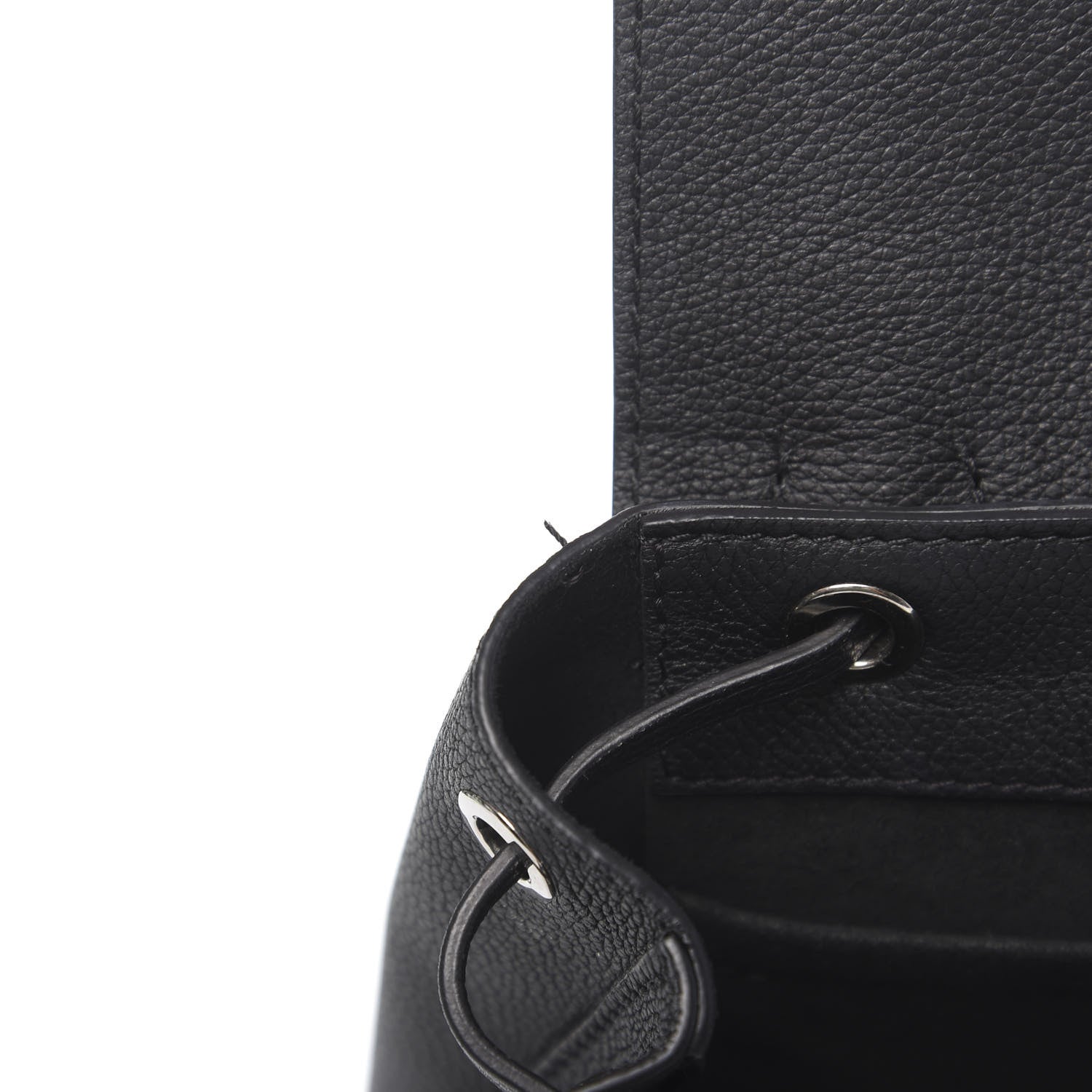 Louis Vuitton Calfskin Lockme Mini Backpack Black 6 of 14