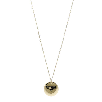 Tiffany 18K Yellow Gold Elsa Peretti Round Disc Pendant Necklace 1 of 5