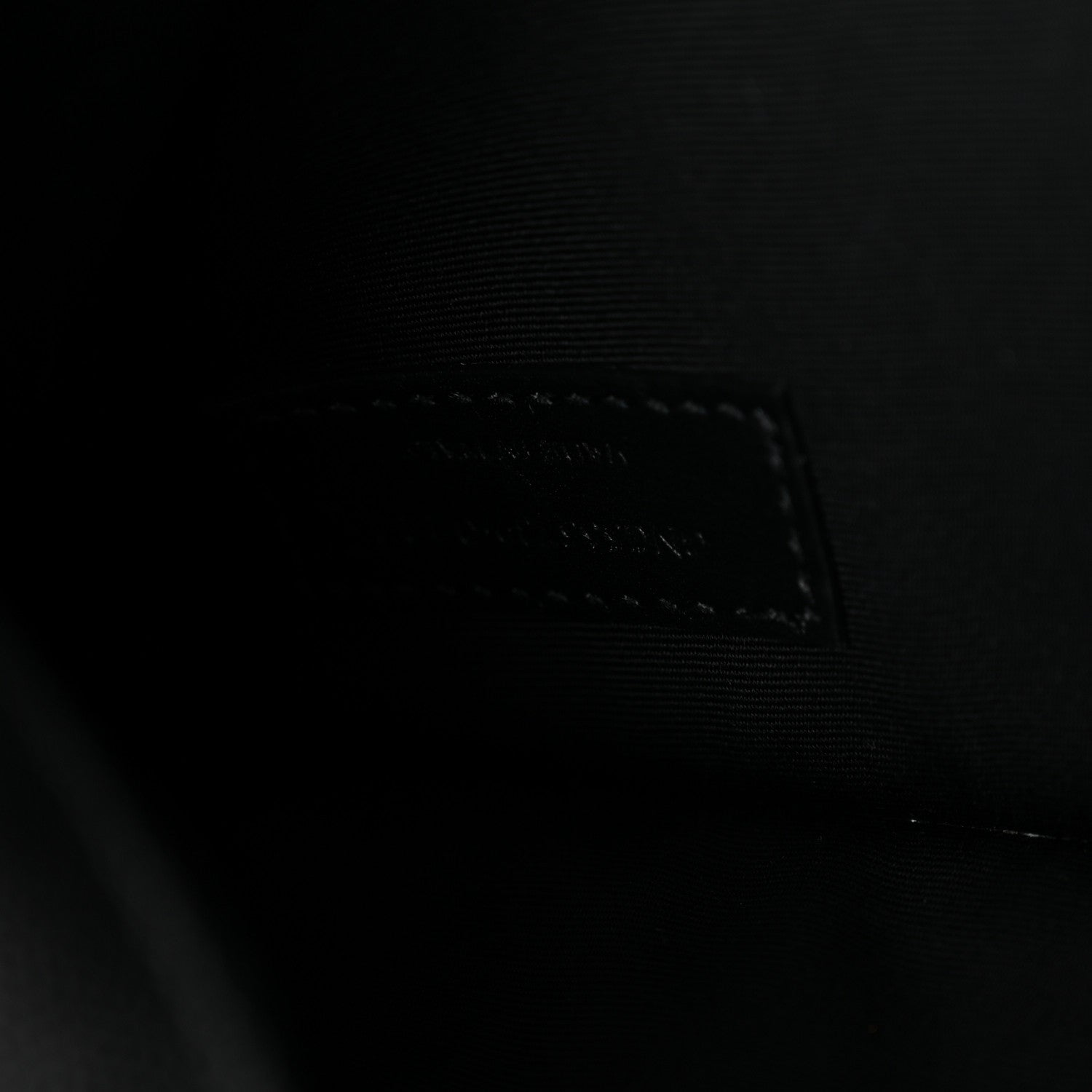 Saint Laurent Grain De Poudre Uptown Pouch Black 7 of 8