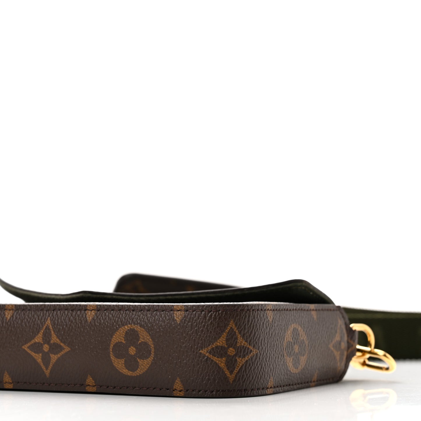 Monogram Felicie Strap & Go Kaki