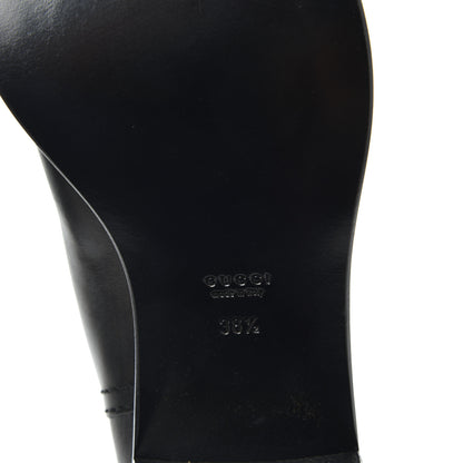 Gucci Calfskin Knee High Boots 38.5 Black 5 of 6