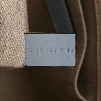 Chloe Cotton Calfskin Small Woody Ribbon Tote With Strap Light Blue 7 of 12