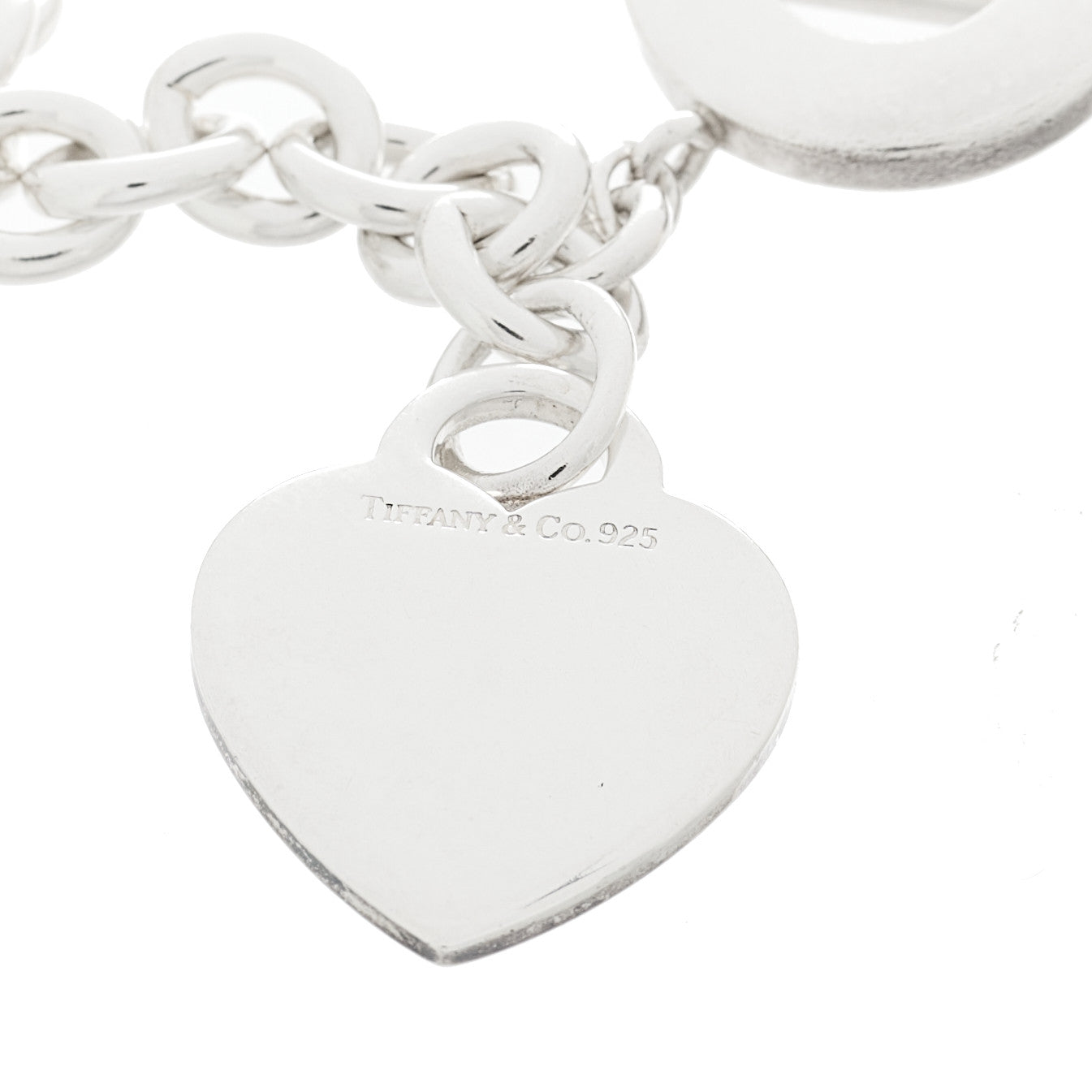 Tiffany Sterling Silver Heart Tag Toggle Bracelet 3 of 3