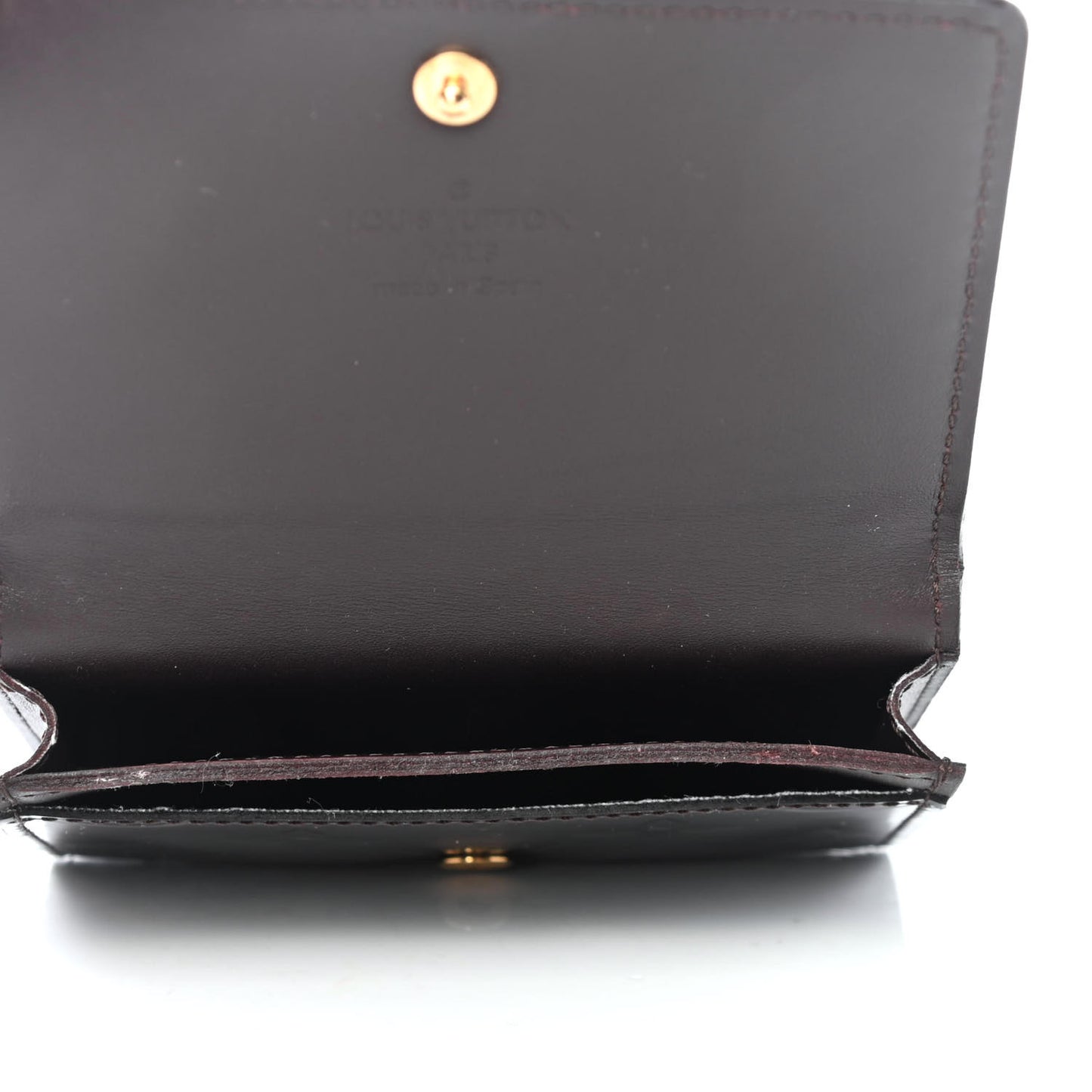 Vernis Business Card Holder Amarante