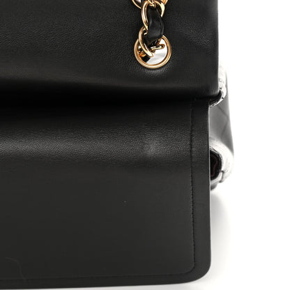Chanel Lambskin Quilted Jumbo Double Flap Black 11 of 21