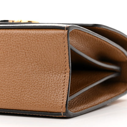 Gucci Grainy Calfskin Small Zumi Shoulder Bag Friky Taupe 12 of 13