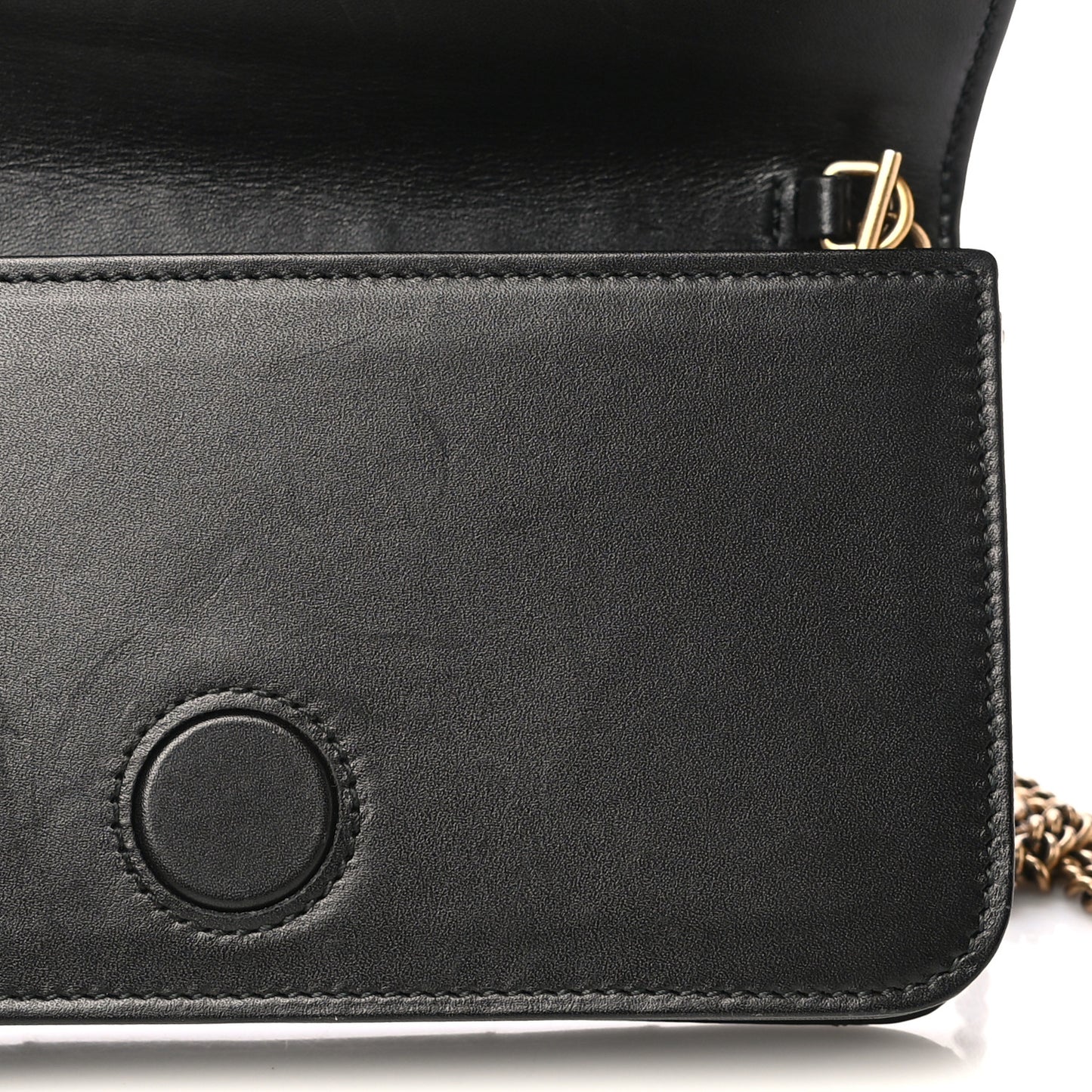 Calfskin Matelasse GG Marmont Mini Bag Black