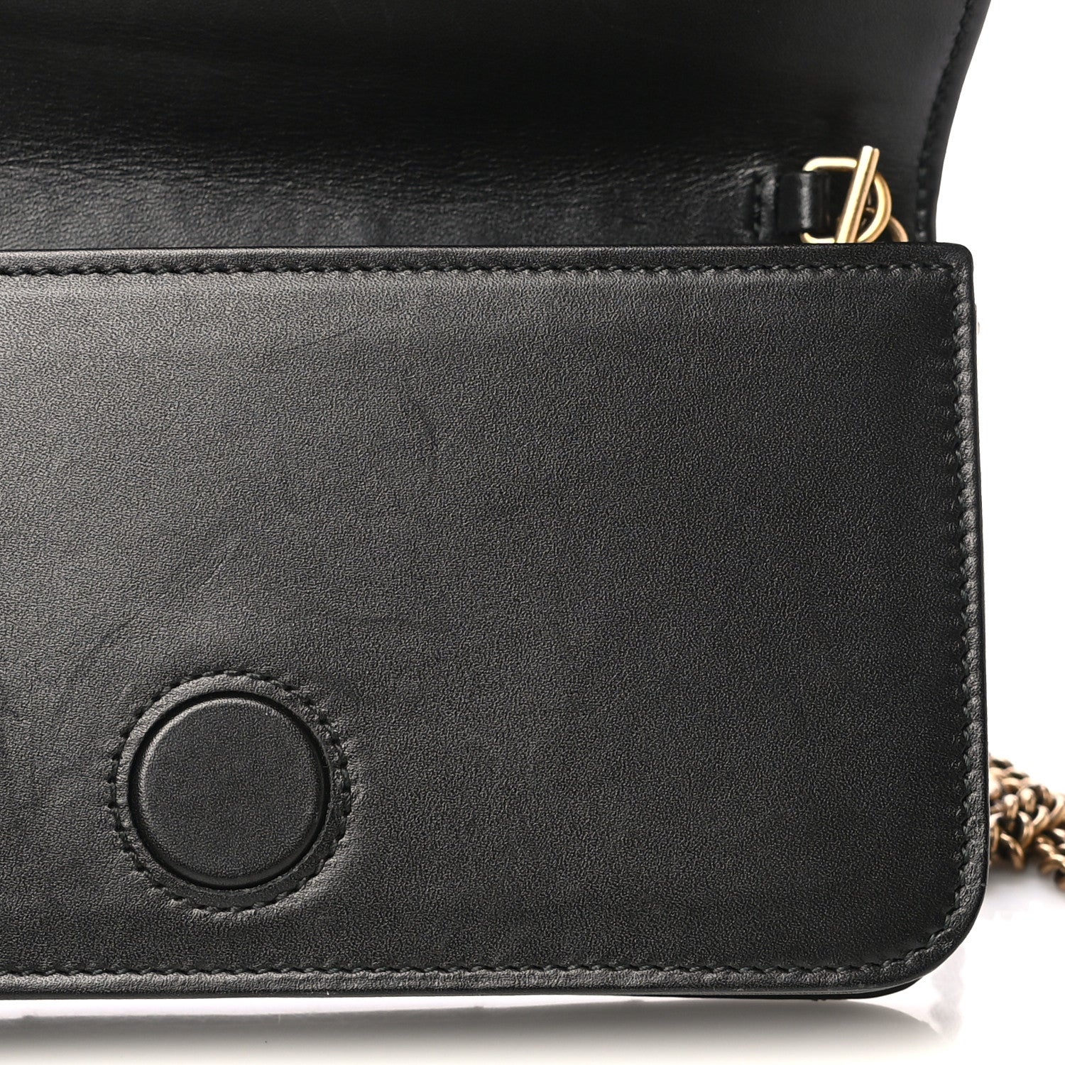 Gucci Calfskin Matelasse GG Marmont Mini Bag Black 13 of 16