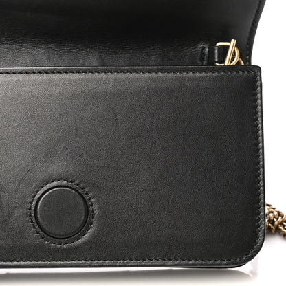 Gucci Calfskin Matelasse GG Marmont Mini Bag Black 13 of 16
