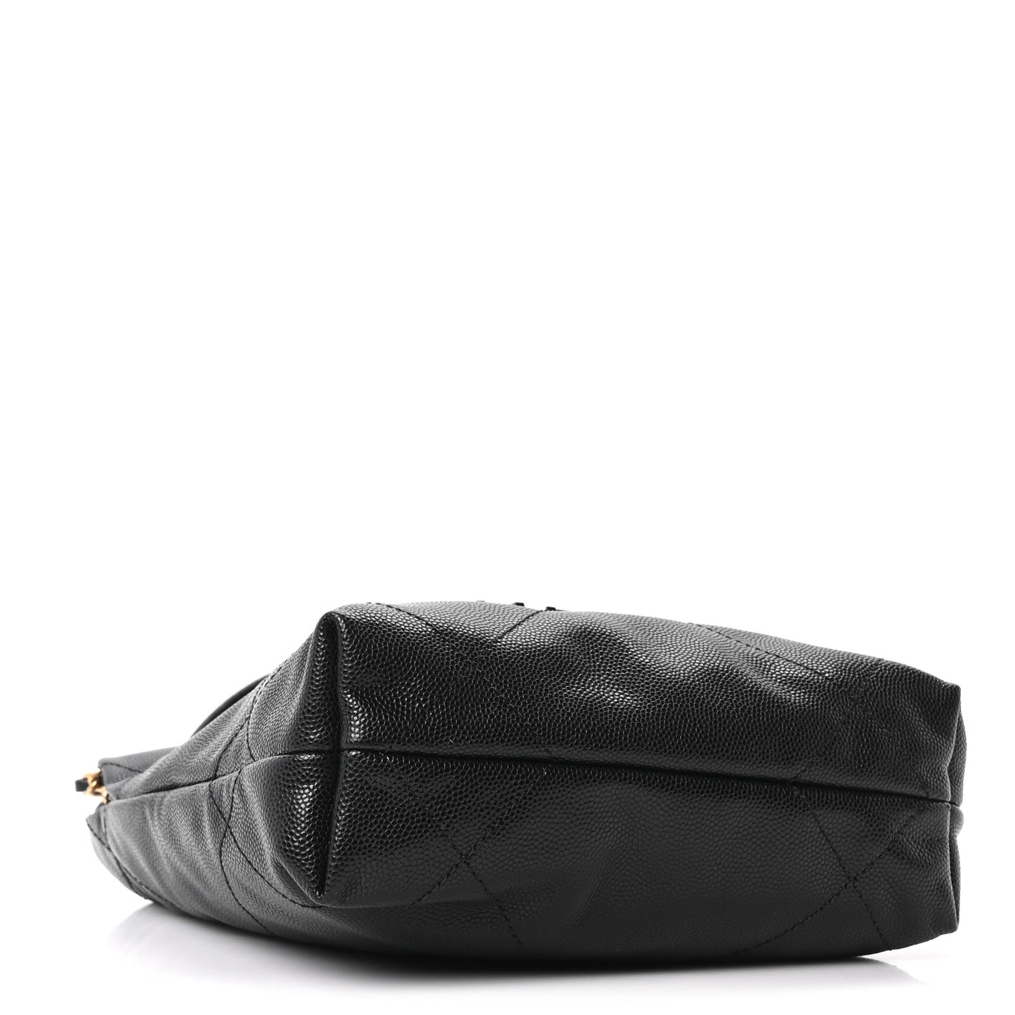 Shiny Caviar Quilted Monochrome Mini Chanel 22 Black