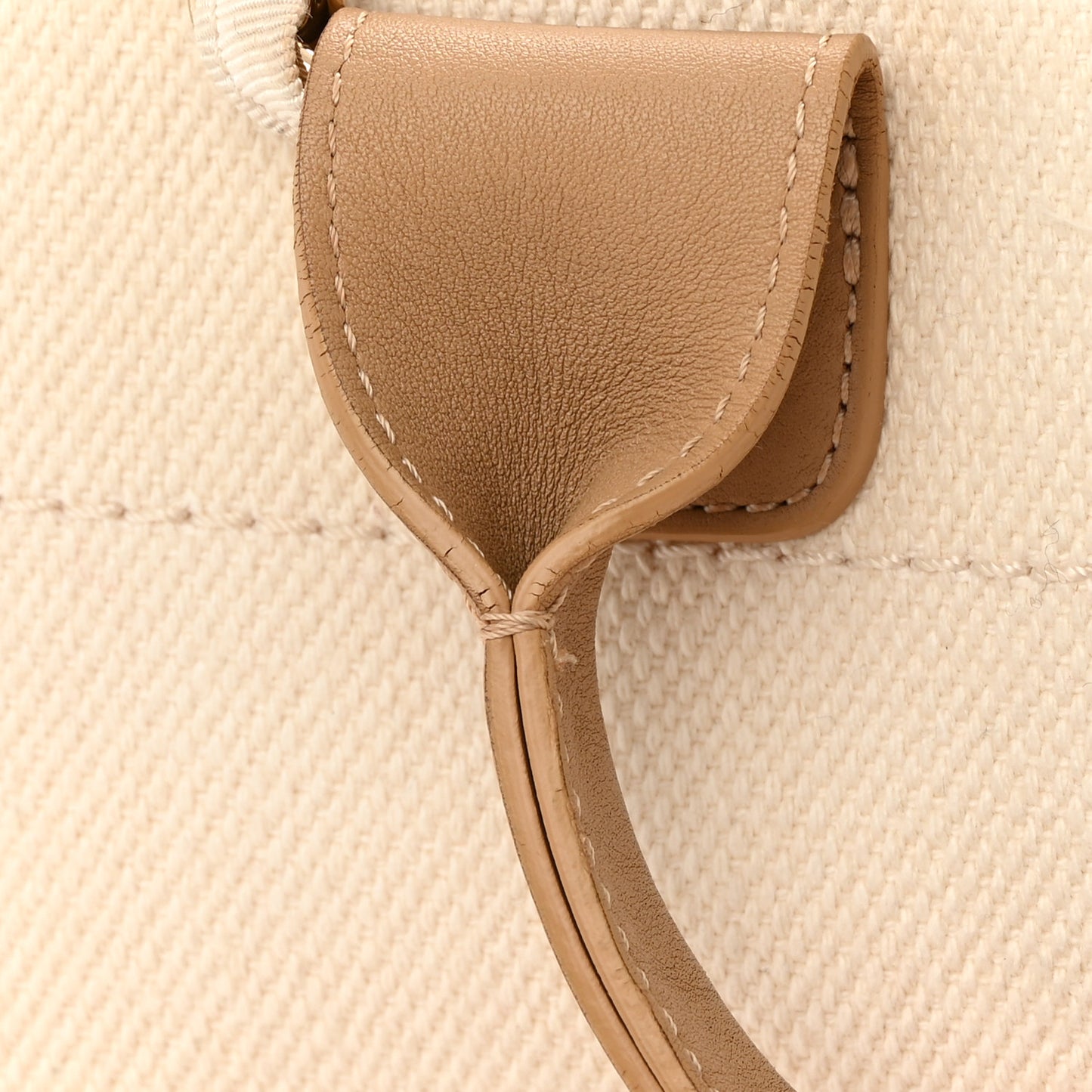 Canvas Pearl Medium Deauville Tote Ecru Beige
