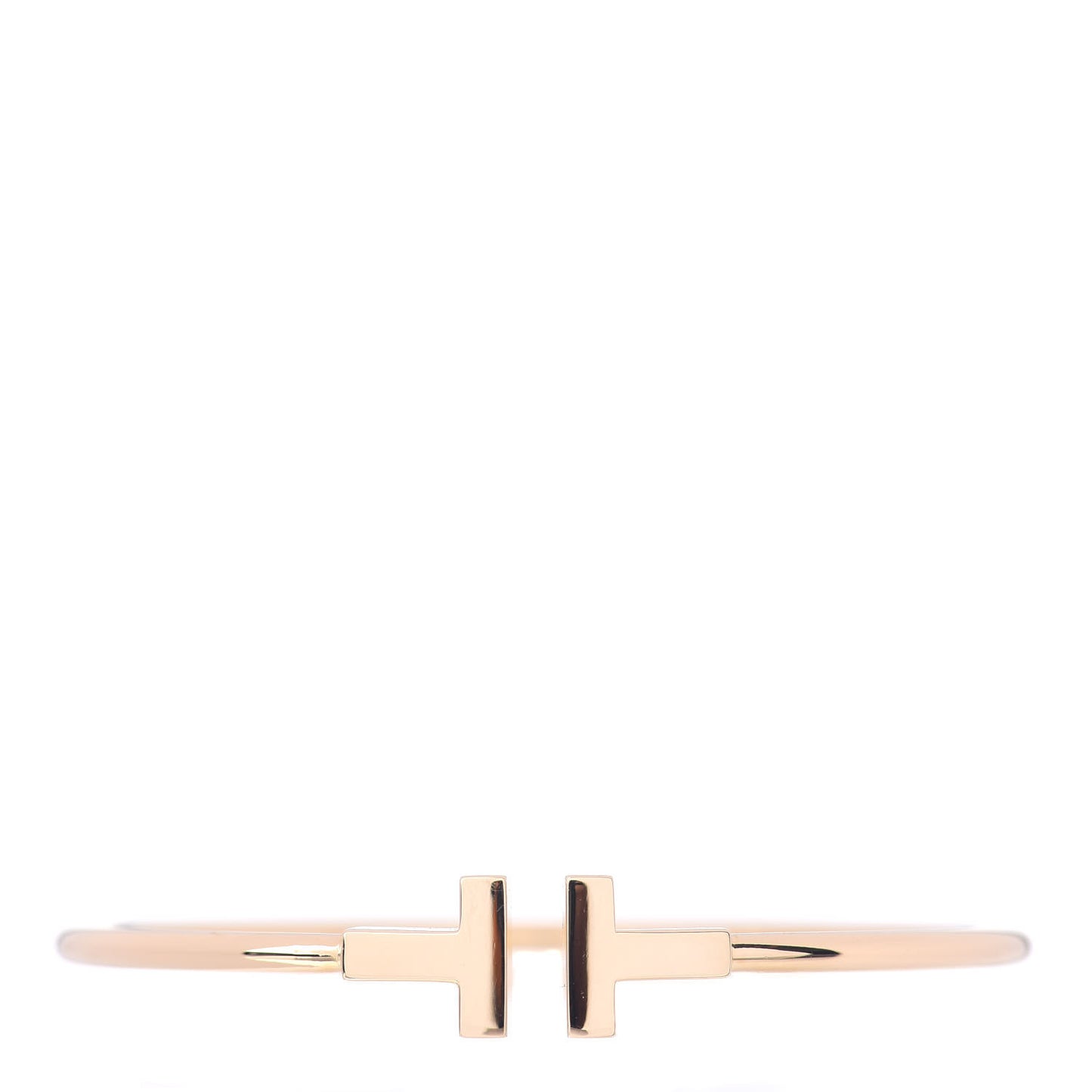 18K Yellow Gold T Wire Bracelet