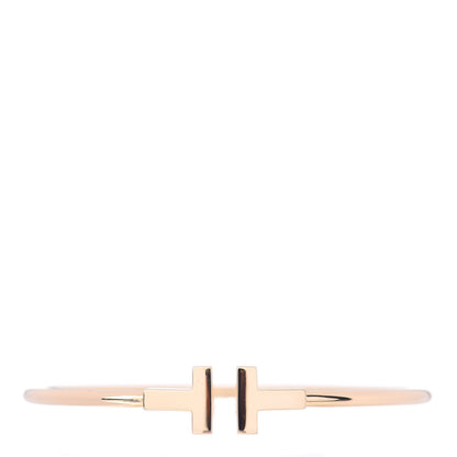 Tiffany 18K Yellow Gold T Wire Bracelet 1 of 5