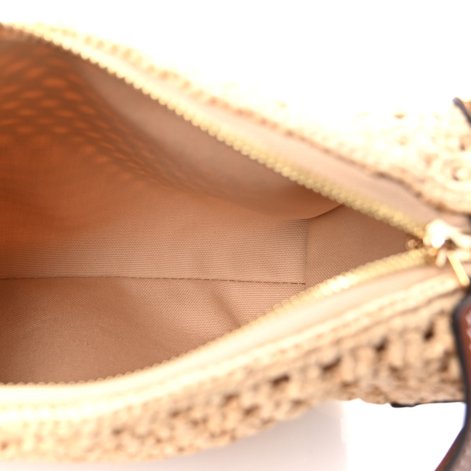 Louis Vuitton Raffia Side Trunk MM Natural Brown 5 of 9