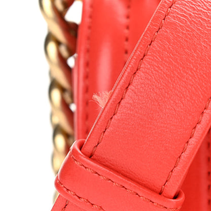 Chanel Lambskin Quilted Small Boy Flap Red 12 of 14